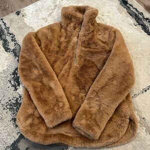 Abercrombie and Fitch faux fur jacket